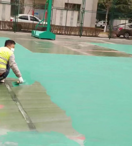 阳江球场地面翻新